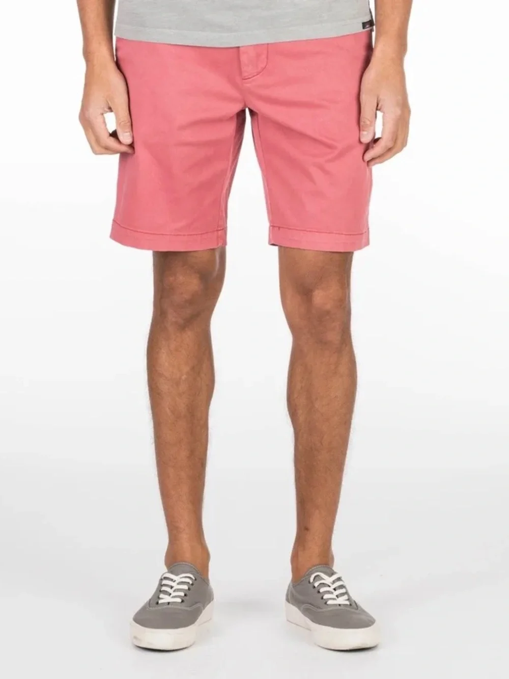 Brand New-Faherty Sunwashed Red Stretch Chino Short Chino Shorts